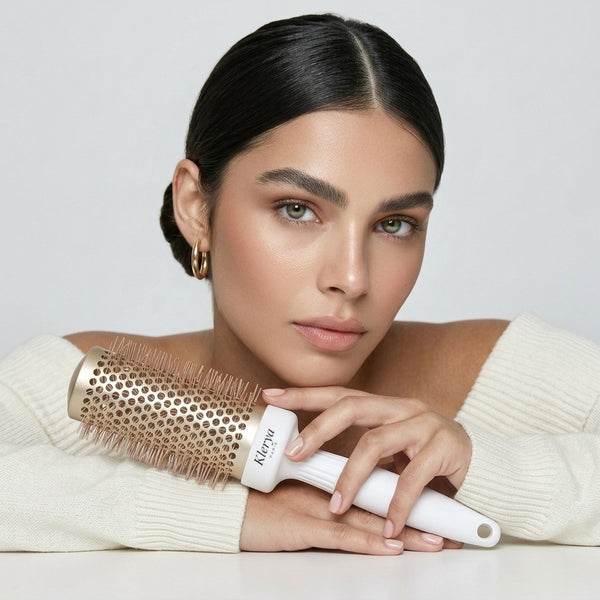 Brosse de brushing professionnelle en céramique — LA BROSSE ROYALE